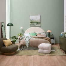 Finley Boucle Ottoman